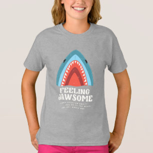 Voeling met Jawsome Shark Funny Summer Puns T-shirt