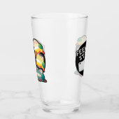 Voeling met stabby (Groene Cheek Conures) Glas (Links)