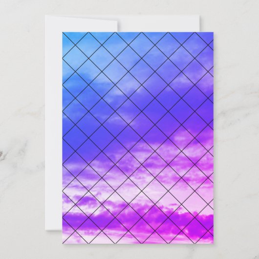 Voeling van Witchy Bats Witch Sky Halloween Party Kaart (Achterkant)