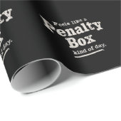 Voelt als een penalty box dag hockey speler cadeaupapier (Rol Hoek)