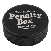 Voelt als een penalty box dag hockey speler hockey puck (3/4)