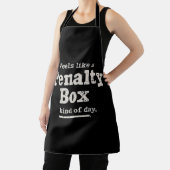 Voelt als een penalty box dag hockey speler schort (Insitu)