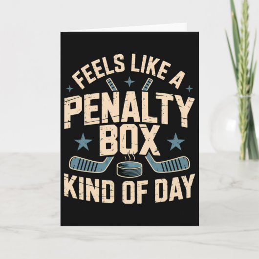Voelt als een penalty box soort dag _19 kaart (Voorkant)