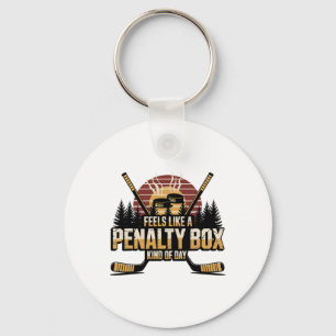 Voelt als een penalty box soort dag Funny Hockey  Sleutelhanger