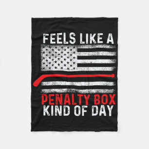 Voelt als een Penalty Box Soort Dag Grappige Hocke Fleece Deken