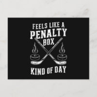 Voelt als een penalty box soort dag hockey