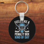 Voelt als een penalty box soort van dag Funny Hock Sleutelhanger (Voorkant)