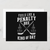 Voelt als een penaltybox soort dag hockey kaart (Voorkant / Achterkant)