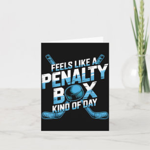 Voelt als een strafbank soort dag Funny Hockey Kaart
