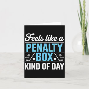 Voelt als een strafbank soort dag Funny Hockey Kaart