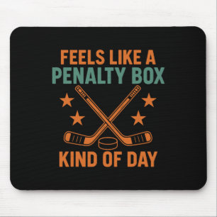 Voelt als een strafbank soort dag Hockey Vintag Muismat