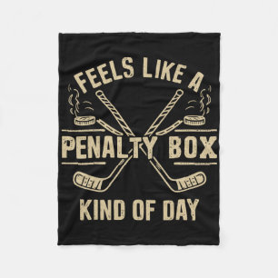 Voelt als een strafbank soort dag IJshockey Ga Fleece Deken