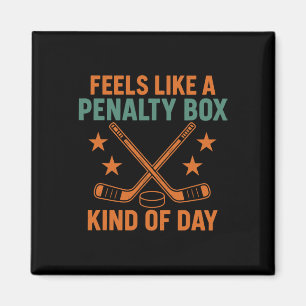 Voelt als een strafbankje soort dag Hockey Vintag Magneet
