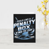 Voelt als een strafbankje soort dag kaart (Gele Bloem)