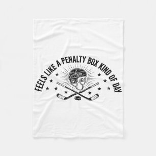 Voelt als een strafbankje soort van dag IJshockey  Fleece Deken