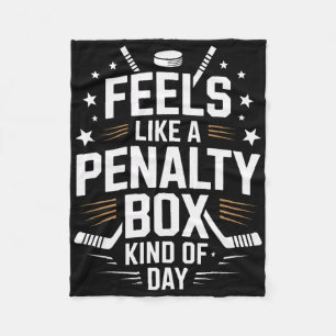 Voelt als een strafhok dag IJshockey Leven Fleece Deken