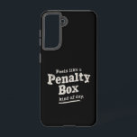 Voelt als een strafhok dag ijshockeyspeler  samsung galaxy hoesje<br><div class="desc">Voelt als een strafhok dag ijshockeyspeler</div>