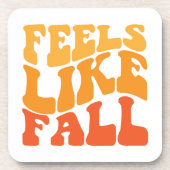 Voelt als Herfst Bier Onderzetter (Voorkant)
