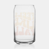 Voelt als Herfst Blikvorm Glas (Achterkant)