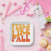 Voelt als Herfst Papieren Bordje (Feest)