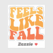 Voelt als Herfst Sticker (Vel)
