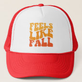 Voelt als Herfst Trucker Pet (Voorkant)