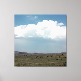 Voelt als regen canvas afdruk