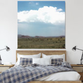 Voelt als regen canvas afdruk (Insitu (Slaapkamer))
