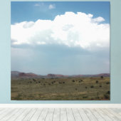 Voelt als regen canvas afdruk (Insitu (Houten vloer))