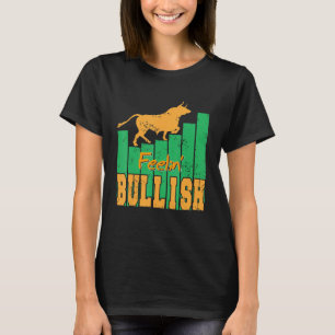 Voelt Bullish Awesome Vintage Investor Present T-shirt