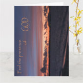 Voelt de aanwezigheid van GOD Kaart (Gele Bloem)