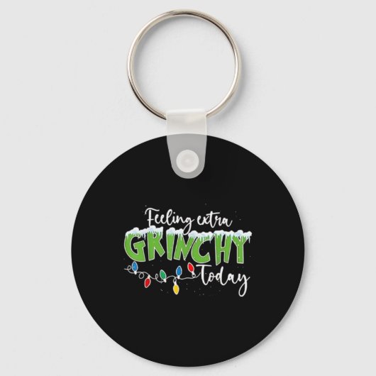 Voelt Extra Speciaal Vandaag Grappige Kerstmis 202 Sleutelhanger (Voorkant)