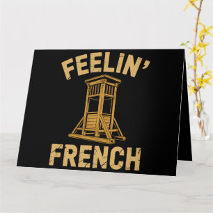 Voelt Franse Vintage Guillotine Kaart