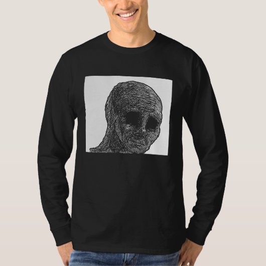 Voelt Guy Wojak Meme Doomer 1 T-shirt (Voorkant)