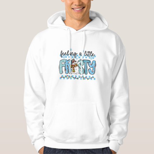 voelt ijzig aan hoodie (Voorkant)