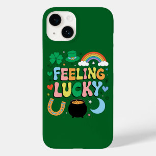 Voelt Lucky St Patricks Day Charme Ierse Klavertje Case-Mate iPhone 14 Hoesje