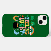 Voelt Lucky St Patricks Day Charme Ierse Klavertje Case-Mate iPhone Case (Achterkant (horizontaal))