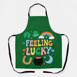 Voelt Lucky St Patricks Day Charme Ierse Klavertje Schort