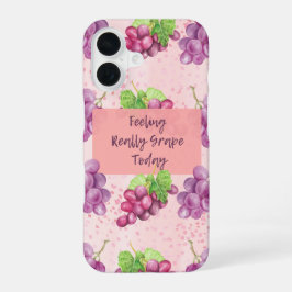 Voelt Me Echt Druif Vandaag iPhone 16 Hoesje