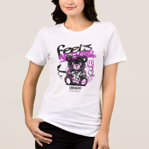 Voelt niets - stedelijke opstand Tri-Blend shirt
