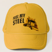 voelt staal trucker pet (Voorkant)