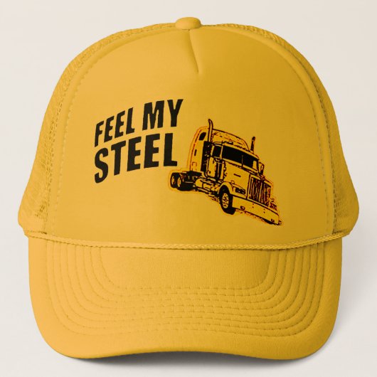 voelt staal trucker pet (Voorkant)