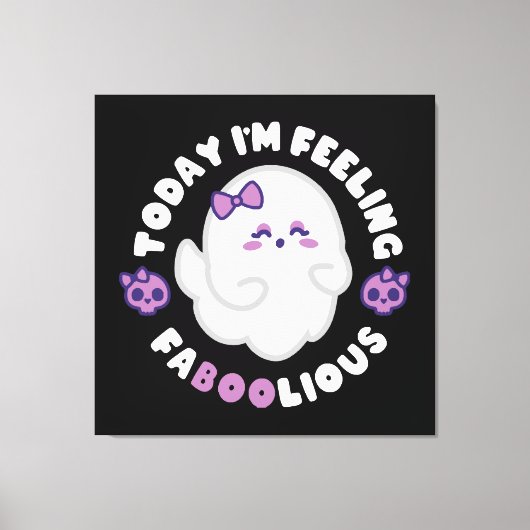 Voelt zich faboolious canvas afdruk (Voorkant)