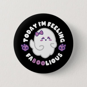 Voelt zich faboolious ronde button 5,7 cm