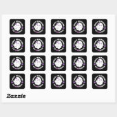 Voelt zich faboolious vierkante sticker (Vel)