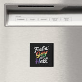 Voelt zich Gay Als Hel LGBT Pride Magneet (Insitu (Vaatwasser))