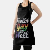 Voelt zich Gay Als Hel LGBT Pride Schort (Insitu)