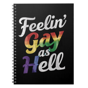 Voelt zich Gay Als Hel LGBT Trots  Notitieboek