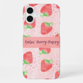 Voelt zich heel gelukkig iPhone 16 plus hoesje