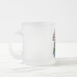 Voelt zich vrolijk Kerstman Matglas Koffiemok